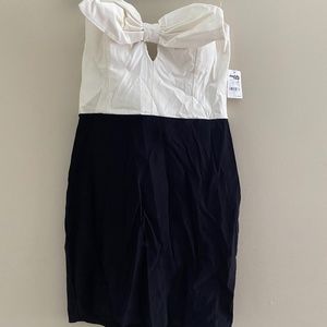Charlotte Russe strapless bow dress